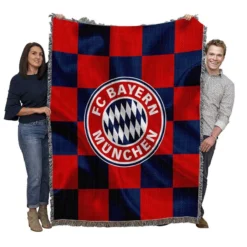 Classic Football Team FC Bayern Munich Woven Blanket