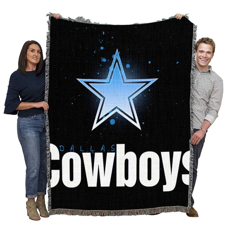 Classic NFL Football Team Dallas Cowboys Woven Blanket