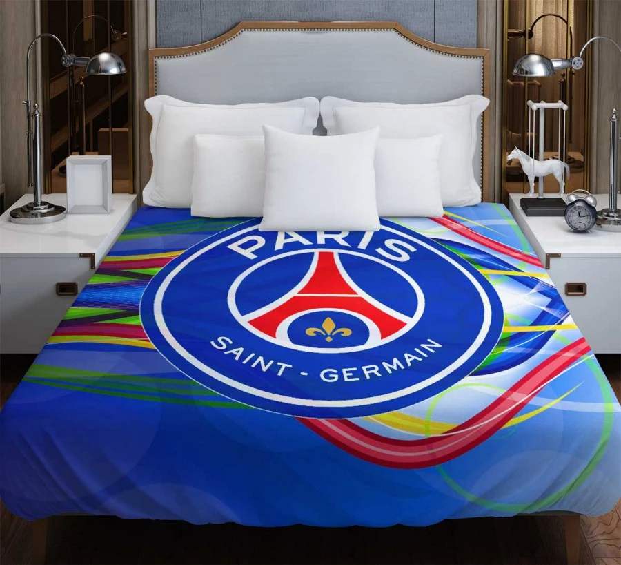 Classic Soccer Team Paris Saint Germain FC Duvet Cover