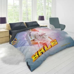 Classic Welsh Football player Gareth Bale Duvet Cover 1