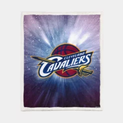 Cleveland Cavaliers American Professional Basketball Team Sherpa Fleece Blanket 1