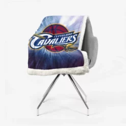 Cleveland Cavaliers American Professional Basketball Team Sherpa Fleece Blanket 2