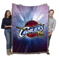 Cleveland Cavaliers American Professional Basketball Team Woven Blanket