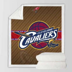 Cleveland Cavaliers Energetic NBA Basketball Team Sherpa Fleece Blanket