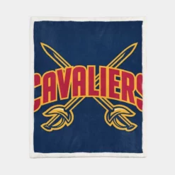 Cleveland Cavaliers Excellent NBA Basketball Team Sherpa Fleece Blanket 1