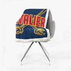 Cleveland Cavaliers Excellent NBA Basketball Team Sherpa Fleece Blanket 2