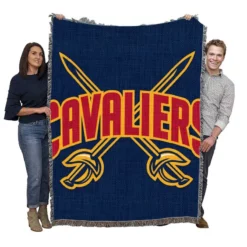 Cleveland Cavaliers Excellent NBA Basketball Team Woven Blanket