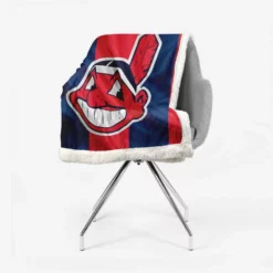 Cleveland Indians Energetic MLB Baseball Team Sherpa Fleece Blanket 2