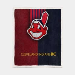 Cleveland Indians Popular MLB Baseball Team Sherpa Fleece Blanket 1