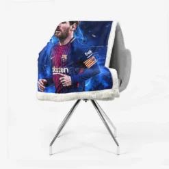 Clever Sports Player Lionel Messi Sherpa Fleece Blanket 2