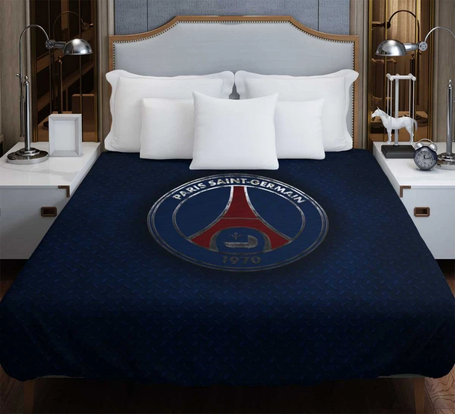 Club World Cup Soccer Club PSG Logo Duvet Cover