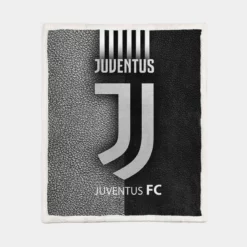 Club World Cup Soccer Team Juventus Logo Sherpa Fleece Blanket 1