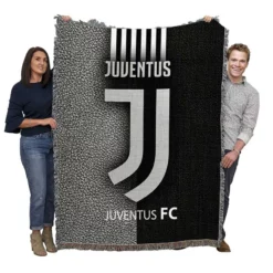 Club World Cup Soccer Team Juventus Logo Woven Blanket