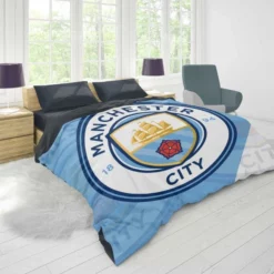 Club World Cup Soccer Team Manchester City FC Duvet Cover 1