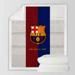 Club World Cup Winning Team FC Barcelona Sherpa Fleece Blanket