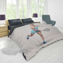 CoCo Vandeweghe American Professional Tennis Player Duvet Cover 1