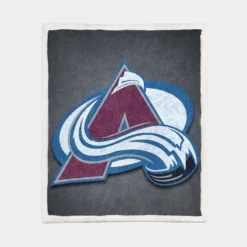 Colorado Avalanche Popular NHL Hockey Team Sherpa Fleece Blanket 1
