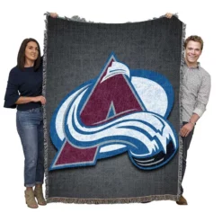 Colorado Avalanche Popular NHL Hockey Team Woven Blanket