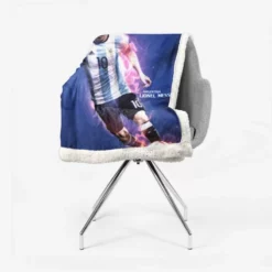 Committed sports Player Lionel Messi Sherpa Fleece Blanket 2