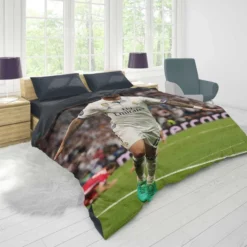 Committed sports Player Marcelo Vieira Duvet Cover 1