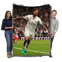 Committed sports Player Marcelo Vieira Woven Blanket