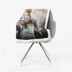 Competitive Football Player Karim Benzema Sherpa Fleece Blanket 2