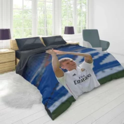 Competitive La Liga Football Player Toni Kroos Duvet Cover 1