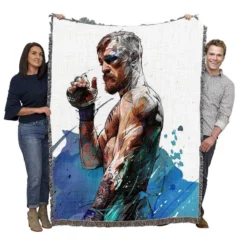 Conor McGregor Popular UFC Wrestler Woven Blanket