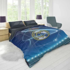 Copa De La Liga Soccer Club Real Madrid Duvet Cover 1