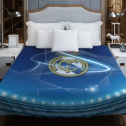 Copa De La Liga Soccer Club Real Madrid Duvet Cover