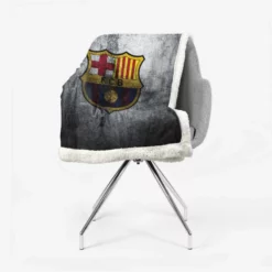 Copa Eva Duarte Team FC Barcelona Sherpa Fleece Blanket 2