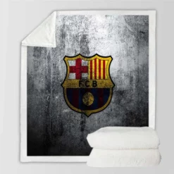 Copa Eva Duarte Team FC Barcelona Sherpa Fleece Blanket
