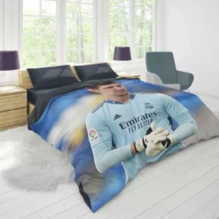 Copa del Rey Football Thibaut Courtois Duvet Cover 1