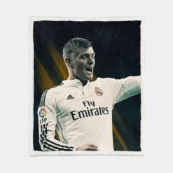 Copa del Rey Sports Player Toni Kroos Sherpa Fleece Blanket 1