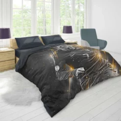 Cristiano Ronaldo Active Soccer Player Duvet Cover 1