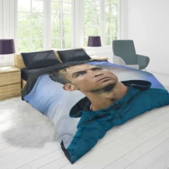 Cristiano Ronaldo CR7 Portuguese Player Duvet Cover 1