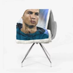 Cristiano Ronaldo CR7 Portuguese Player Sherpa Fleece Blanket 2