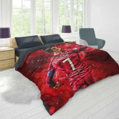 Cristiano Ronaldo Footballer Duvet Cover 1