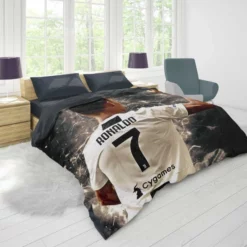 Cristiano Ronaldo Gracious CR7 Footballer Player Duvet Cover 1