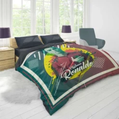 Cristiano Ronaldo Hearty Footballer Player Duvet Cover 1