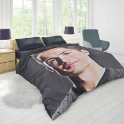 Cristiano Ronaldo Humble Football Player Duvet Cover 1