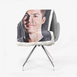 Cristiano Ronaldo Humble Football Player Sherpa Fleece Blanket 2