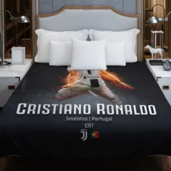 Cristiano Ronaldo Incredible Footballer Duvet Cover