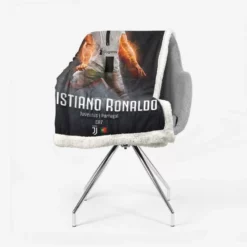 Cristiano Ronaldo Incredible Footballer Sherpa Fleece Blanket 2