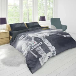 Cristiano Ronaldo Juventus Football Player Duvet Cover 1