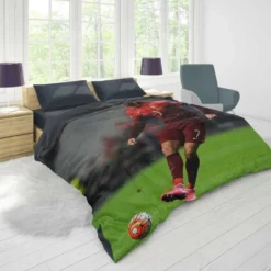 Cristiano Ronaldo Portugal Footballer Duvet Cover 1