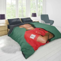 Cristiano Ronaldo Portugal Footballer Player Duvet Cover 1