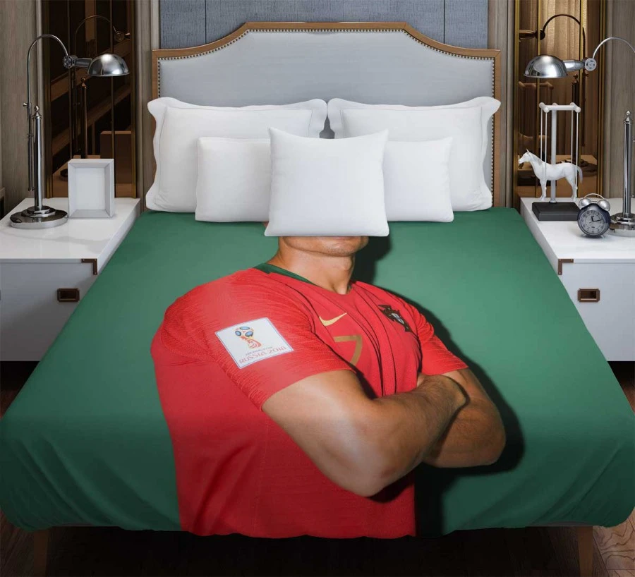 Cristiano Ronaldo Portugal Footballer Player Duvet Cover