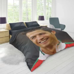 Cristiano Ronaldo Portugal Youth Player Duvet Cover 1