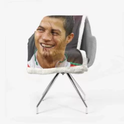 Cristiano Ronaldo Portugal Youth Player Sherpa Fleece Blanket 2